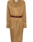 Saint Laurent Saint Laurent belted dress
