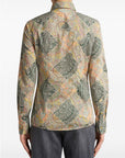 Etro Etro Patchwork-print poplin shirt