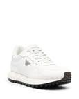 Emporio Armani Emporio Armani Sneakers in recycled nylon with details in regenerated saffiano ASV