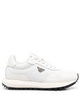 Emporio Armani Emporio Armani Sneakers in recycled nylon with details in regenerated saffiano ASV