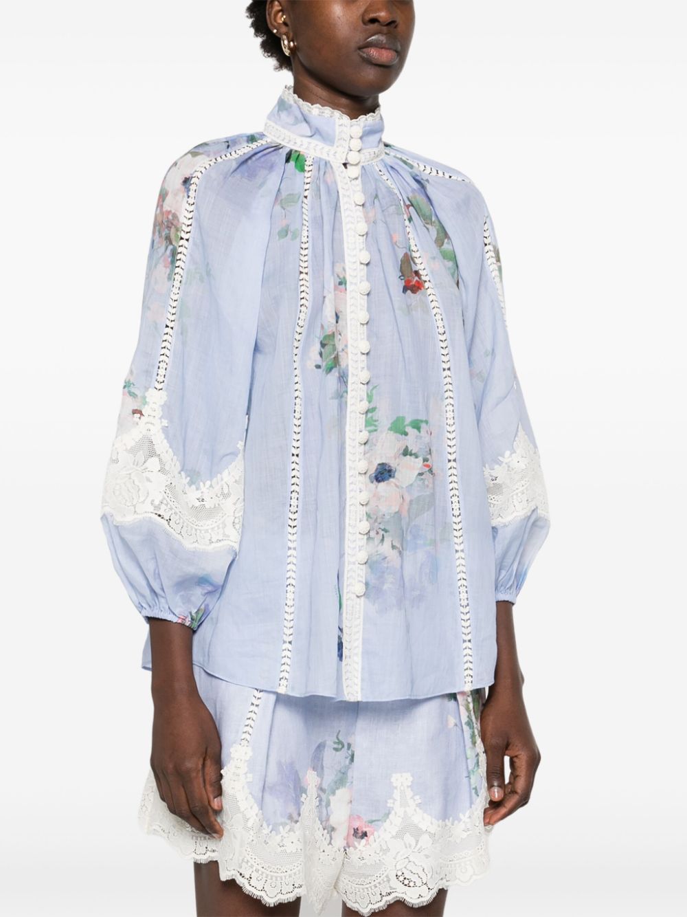Zimmermann Zimmermann Shirts Clear Blue