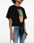 Stella McCartney Stella McCartney Pineapple Tie-front Cotton T-Shirt