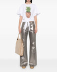 Stella McCartney Stella McCartney Pineapple Tie-front Cotton T-Shirt
