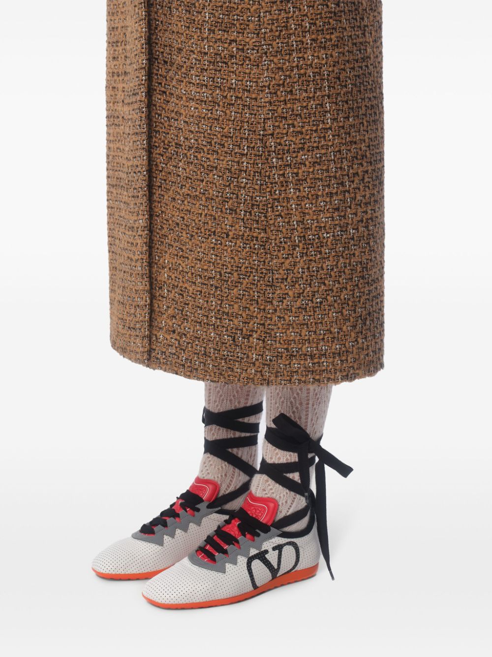 Valentino Garavani Valentino Garavani Chromathon Sneaker in Perforated Nappa Leather