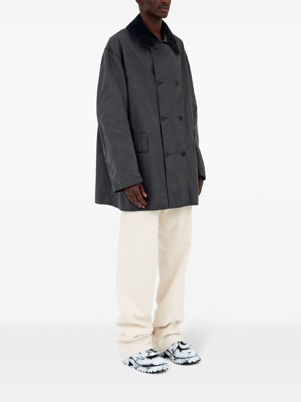 Maison Margiela Maison Margiela Double Breasted Cotton Jacket