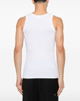 Alexander McQueen Alexander McQueen Skull-embroidered tank top