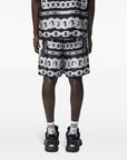 Versace Versace Medusa Chains Silk Shorts