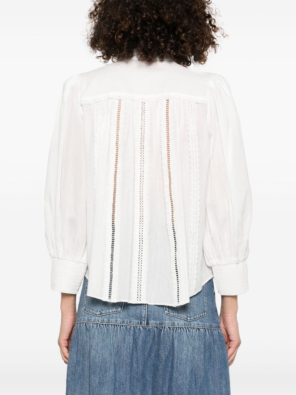Alice + Olivia Alice + Olivia Cora Cotton Blouse