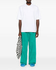 Marni Marni logo-patch polo shirt