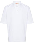 Marni Marni logo-patch polo shirt