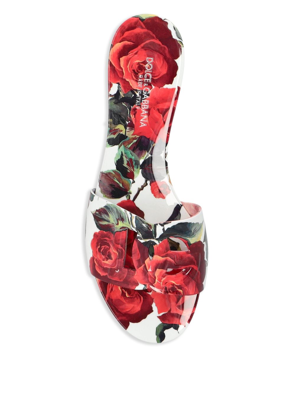 Dolce &amp; Gabbana Dolce &amp; Gabbana floral-print slides