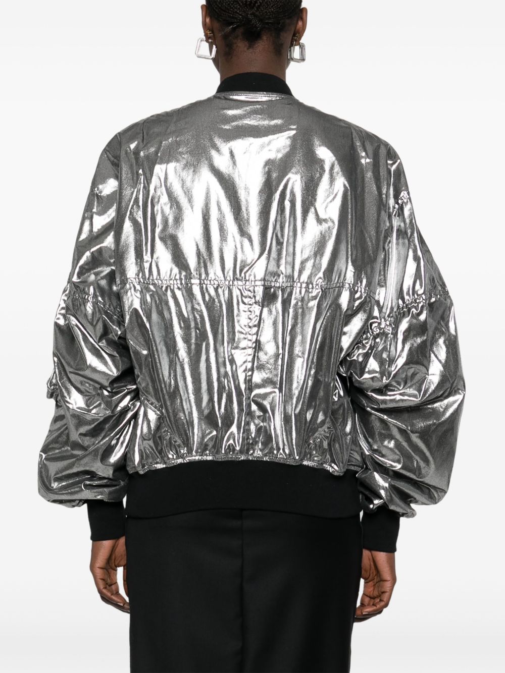 Junya Watanabe Junya Watanabe Metallic effect bomber jacket