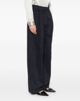 Emporio Armani Emporio Armani Cotton Wide Leg Trousers