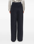 Emporio Armani Emporio Armani Cotton Wide Leg Trousers