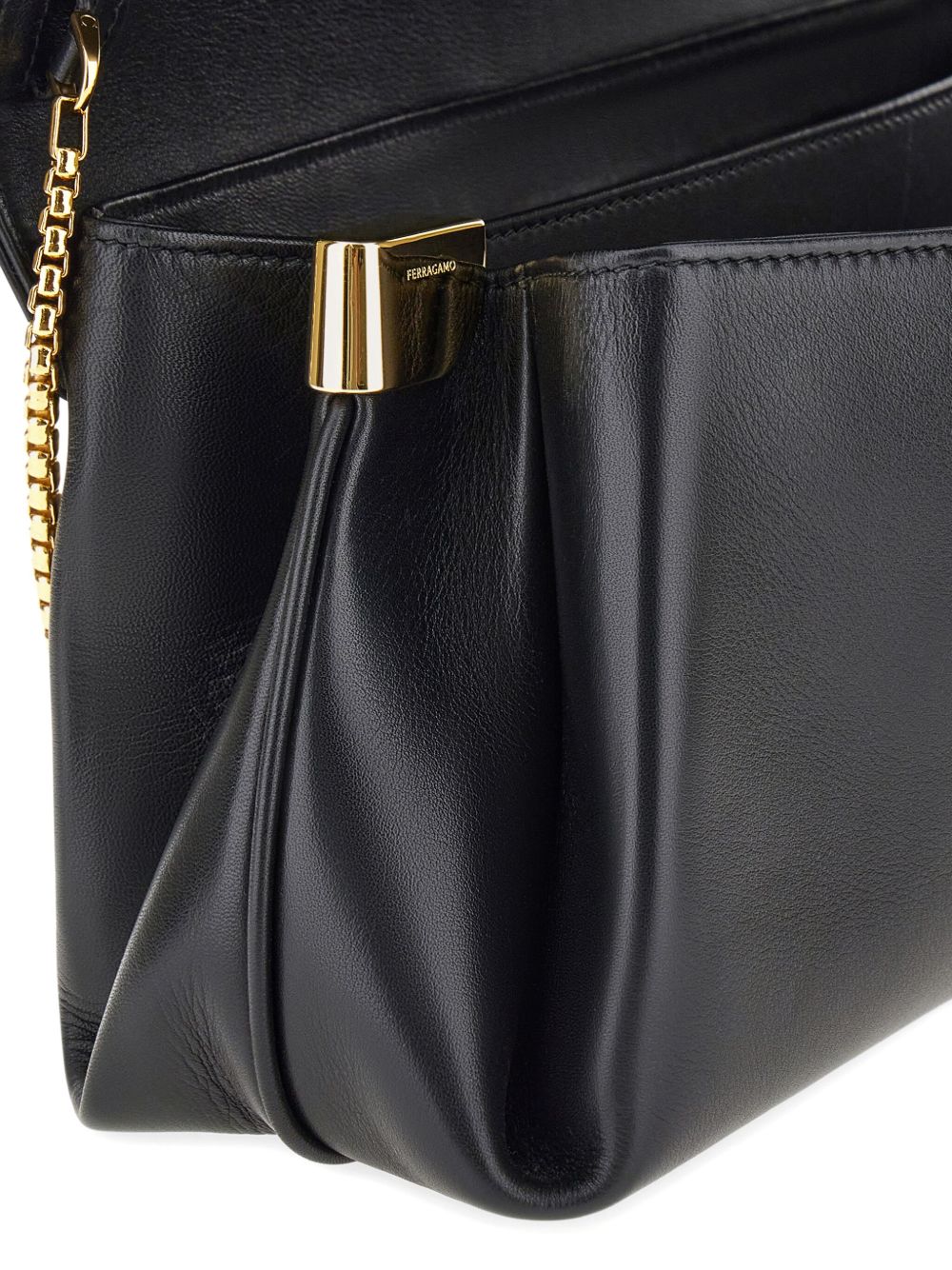 Ferragamo Ferragamo Medium Front Flap Soulder Bag