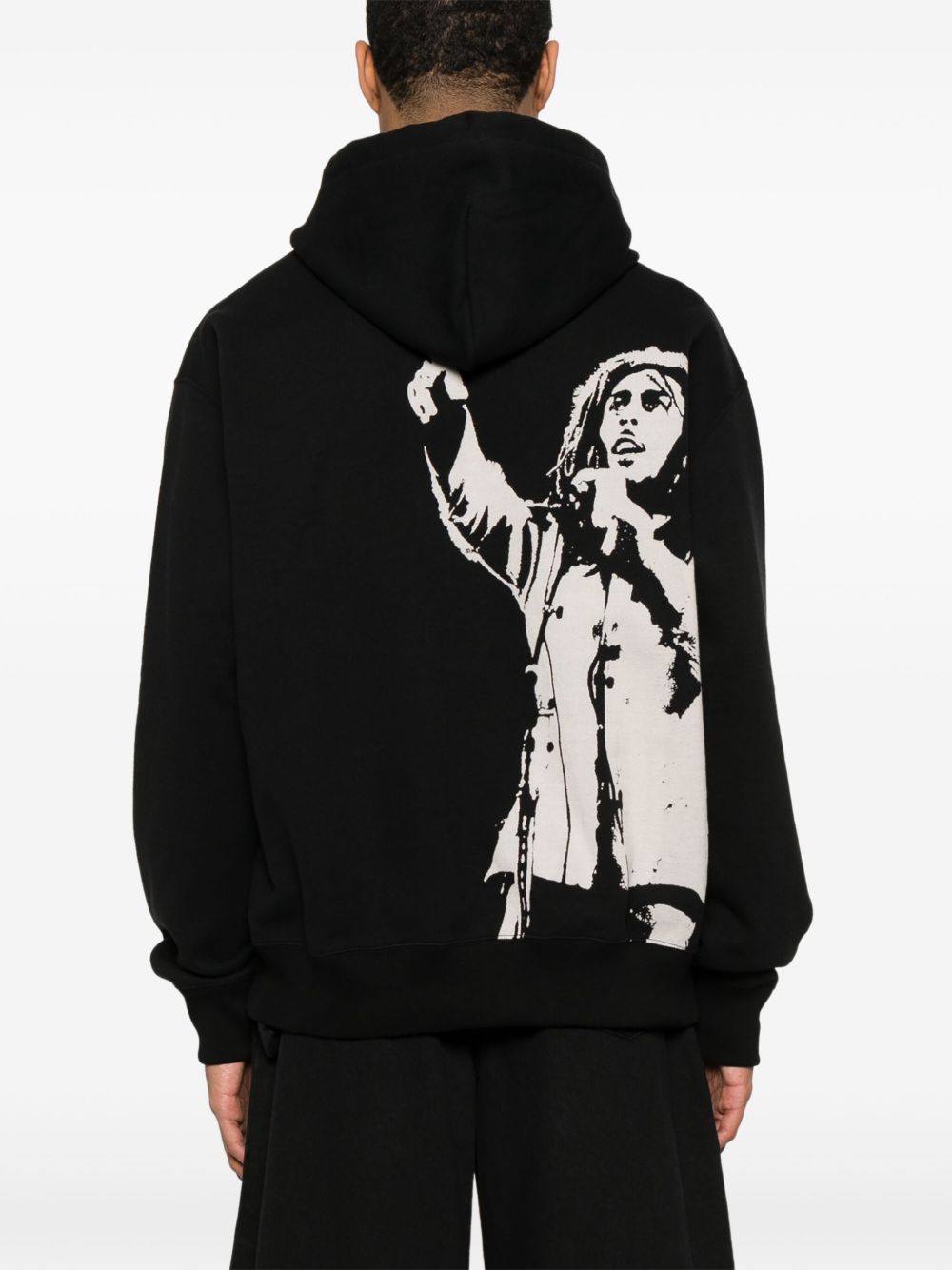 Junya Watanabe Junya Watanabe Printed cotton hoodie