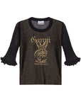 Ganni Ganni Sheer Jacquard Top