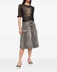 Ganni Ganni Sheer Jacquard Top