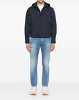 Emporio Armani Emporio Armani Blouson with internal nylon bib jacquard all-over lettering
