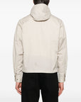 Emporio Armani Emporio Armani Blouson with internal nylon bib jacquard all-over lettering