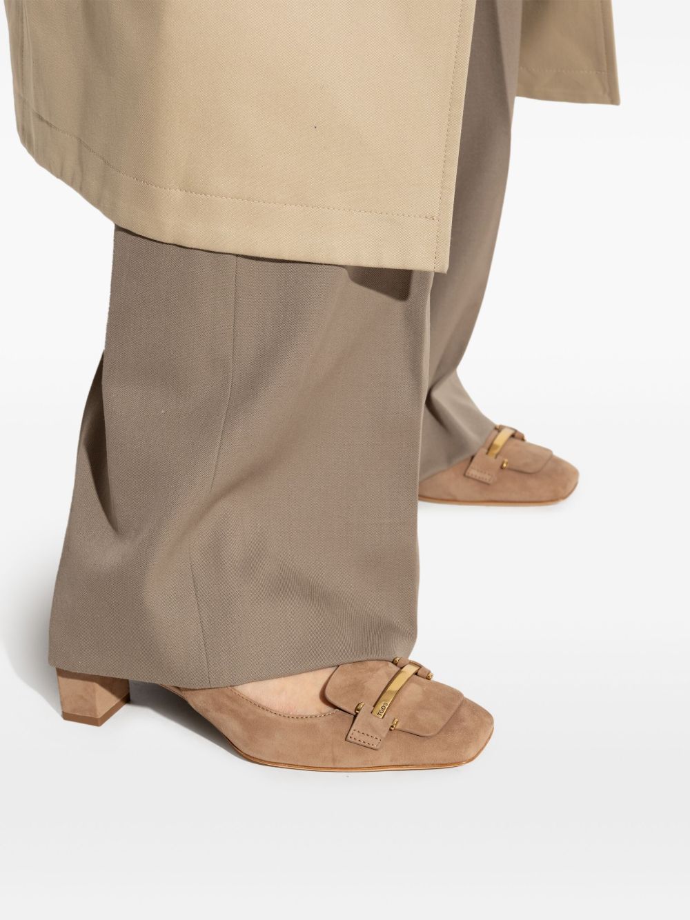 Tod&#39;S Tod&#39;s Suede Slingback Pumps