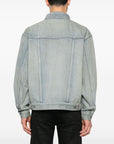 Saint Laurent Saint Laurent Distressed Denim Jacket