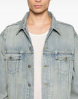 Saint Laurent Saint Laurent Distressed Denim Jacket