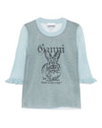 Ganni Ganni Bunny-detail top