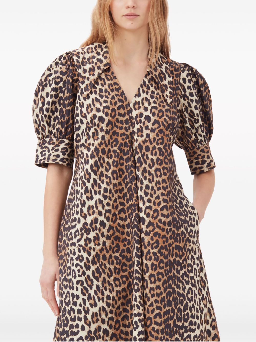 Ganni Ganni Conscious Criteria page Organic cotton maxi dress
