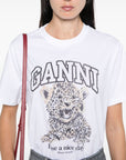 Ganni GANNI T-shirts and Polos White