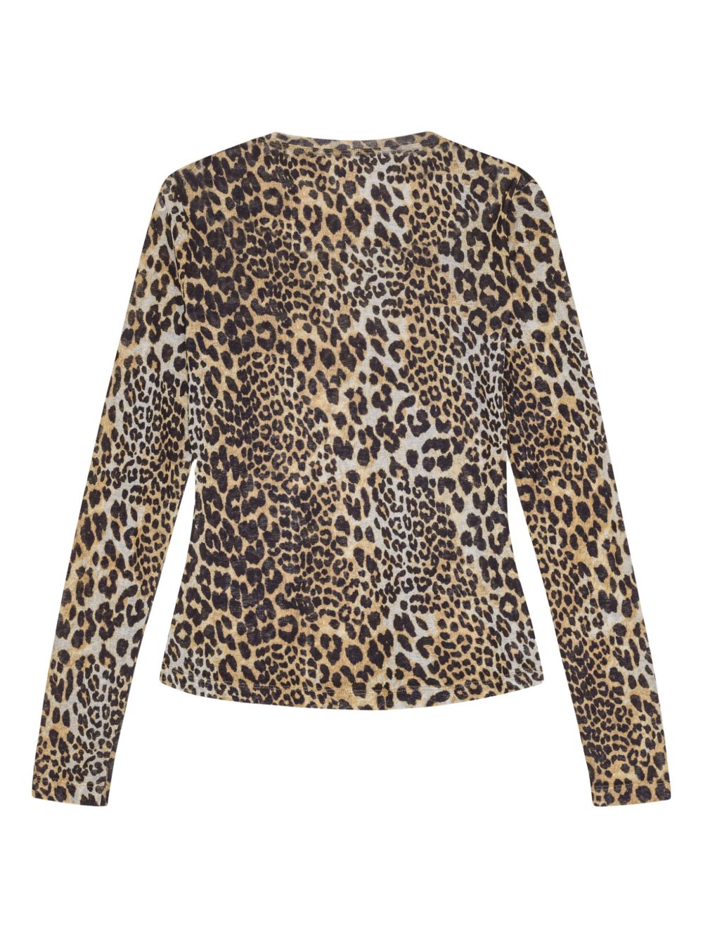 Ganni Ganni Leopard print t-shirt