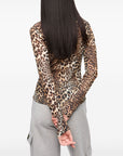 Ganni Ganni Leopard print t-shirt