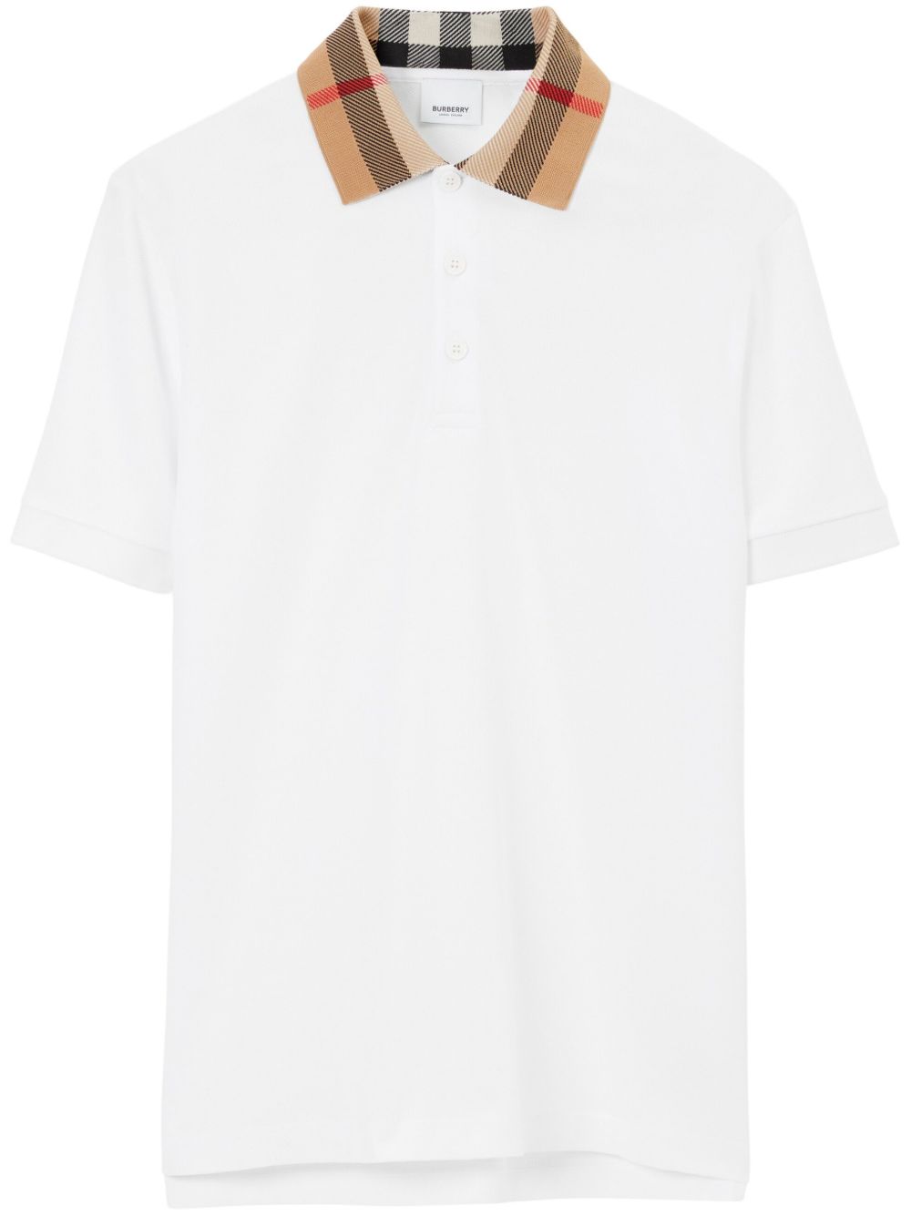 Burberry Burberry Vintage check print-detail polo shirt