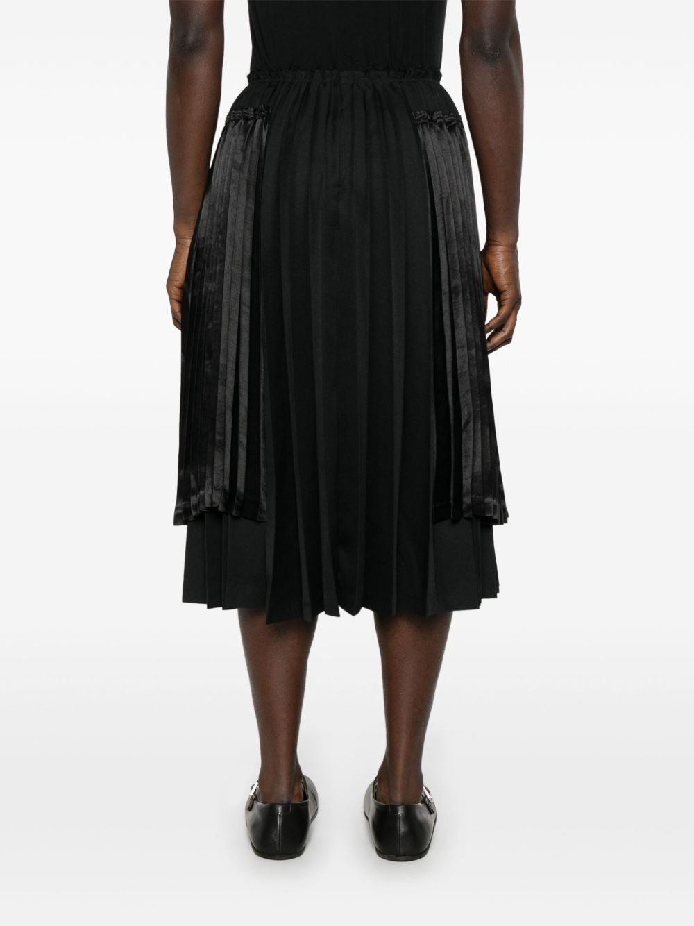 Comme Des Garcons Comme Des Garcons Pleated midi skirt