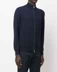 Brunello Cucinelli Brunello Cucinelli Cashmere high neck zip-up cardigan