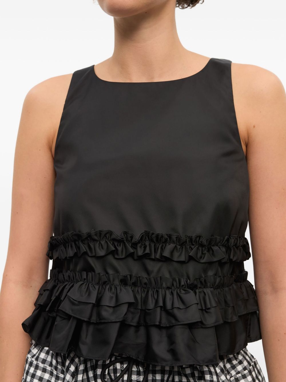 Ganni Ganni Nylon tank top