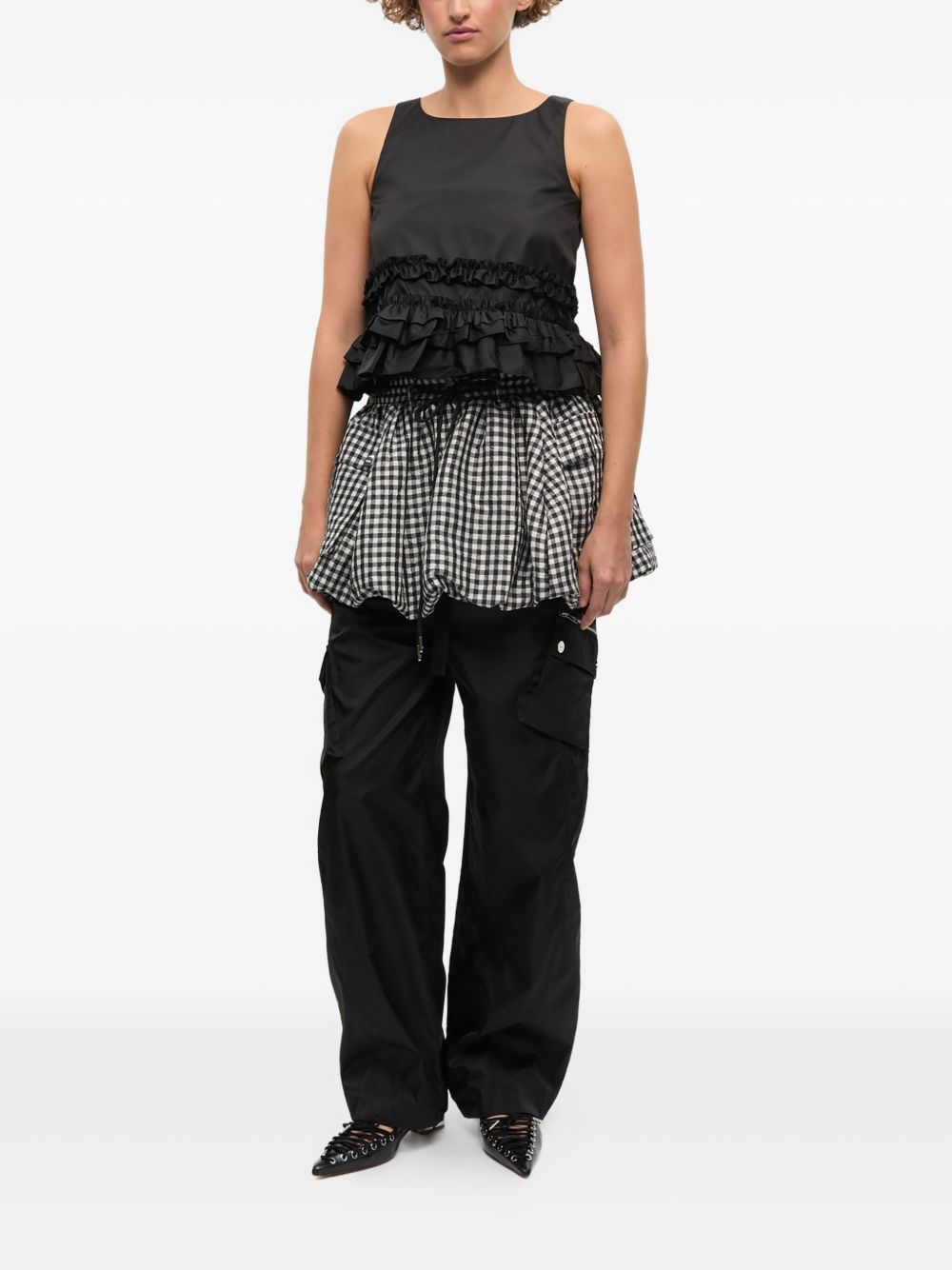 Ganni Ganni Nylon tank top