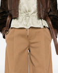 Chloé Chloé ChloÃ© Cotton wide-leg trousers
