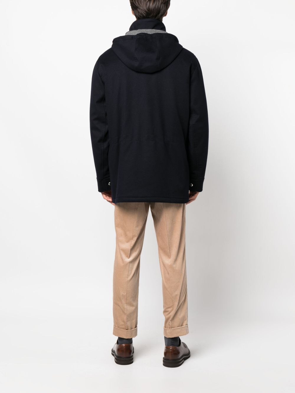 Brunello Cucinelli Brunello Cucinelli Detachable hood padded coat