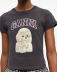 Ganni GANNI T-shirts and Polos DARK GREY