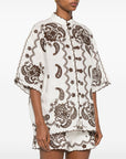 Zimmermann Zimmermann Ascension Embroidered Shirt