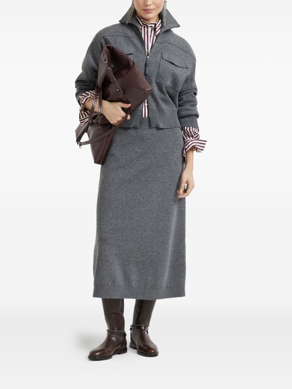 Brunello Cucinelli Brunello Cucinelli Sweaters Grey