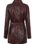 Brunello Cucinelli Brunello Cucinelli Belted leather jacket