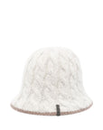 Brunello Cucinelli Brunello Cucinelli cable-knit sequined bucket hat