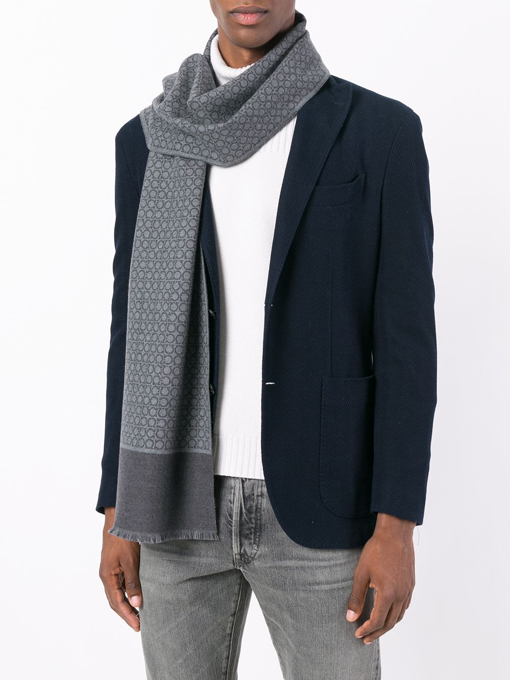 Ferragamo Ferragamo Gancini wool scarf