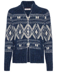 Brunello Cucinelli Brunello Cucinelli Jacquard zip-up cardigan