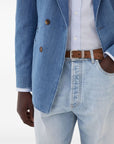 Brunello Cucinelli Brunello Cucinelli buckle-fastening leather belt