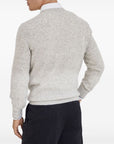 Brunello Cucinelli Brunello Cucinelli Flecked alpaca, wool, silk and cotton sweater