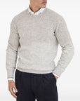Brunello Cucinelli Brunello Cucinelli Flecked alpaca, wool, silk and cotton sweater