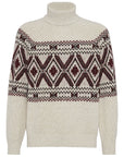 Brunello Cucinelli Brunello Cucinelli jacquard turtleneck sweater